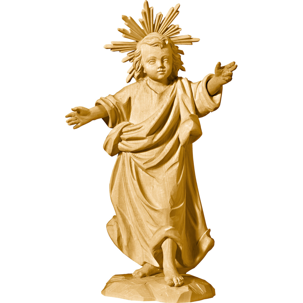 Niño Jesús de pie con gloriosa
